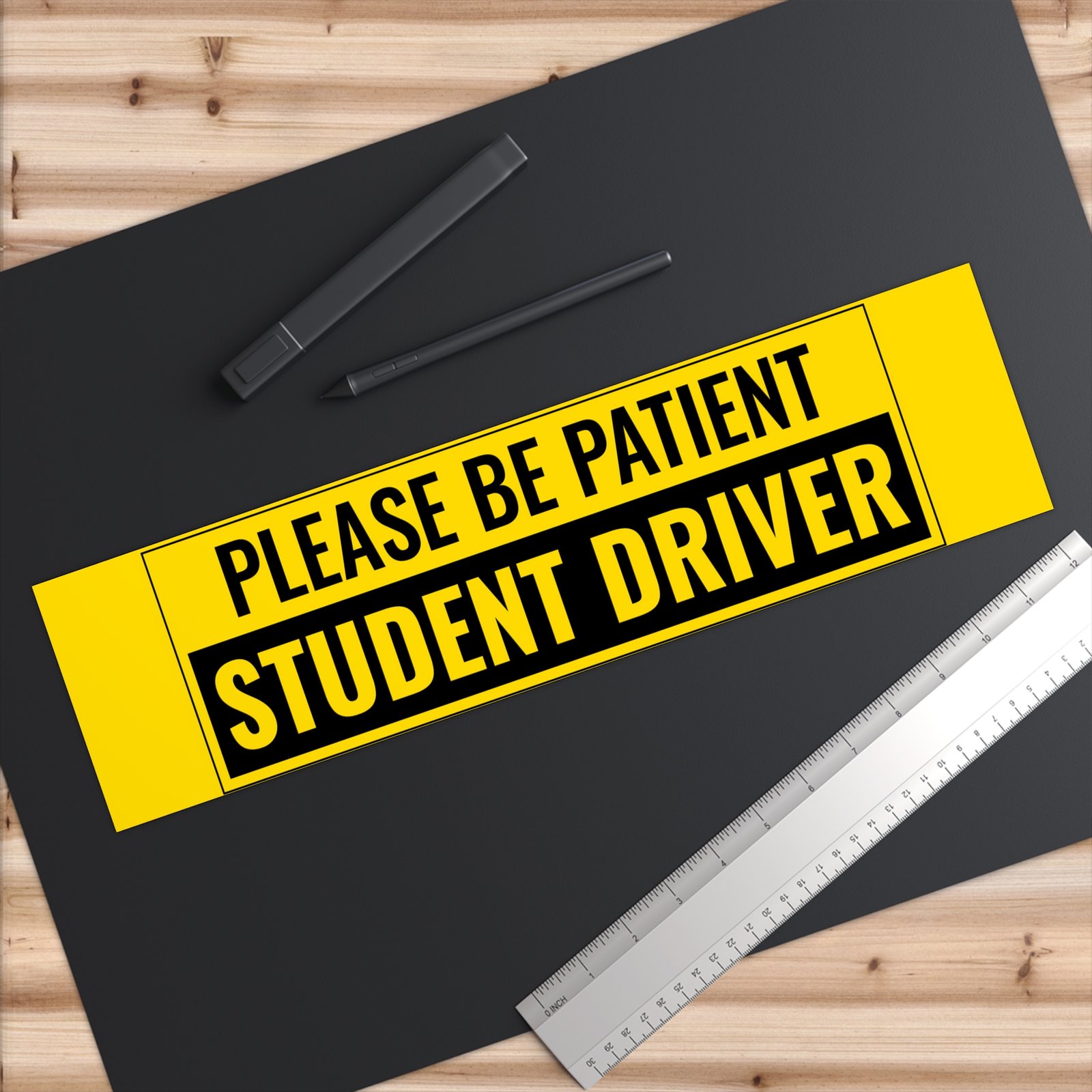Student Driver Bumper Sticker - Image 3