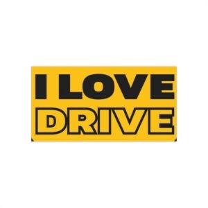 I Love Drive Bumper Sticker
