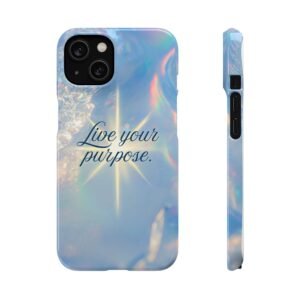 Iridescent Snap Cases - Live Your Purpose | Phone Case