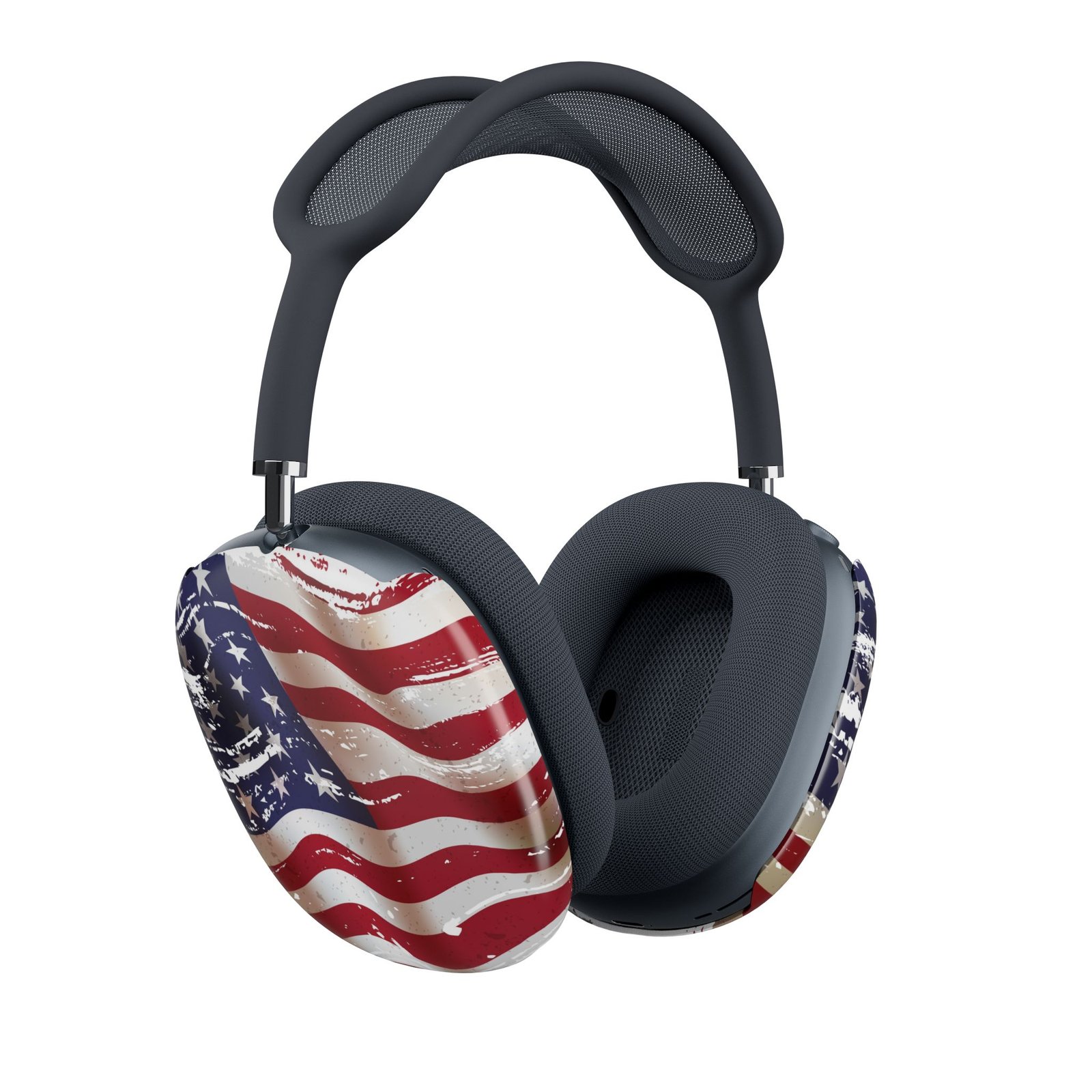AirPods Max Shell Case | Distressed American Flag Ear Cup Covers - Image 3