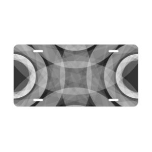 Abstract Geometric Vanity Plate