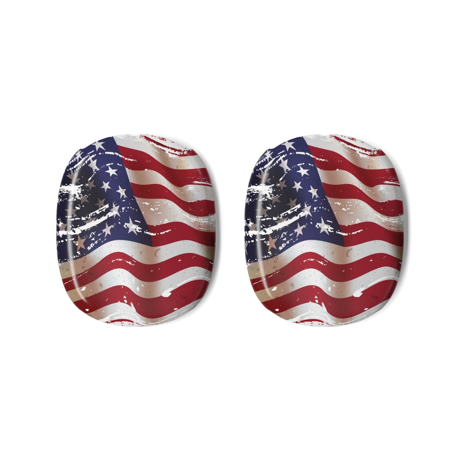 AirPods Max Shell Case | Distressed American Flag Ear Cup Covers - Image 2