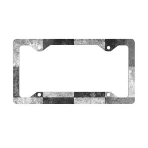 Brushed Metal License Plate Frame